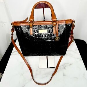 BRAHMIN Melbourne Mini Asher Satchel w/Crossbody Strap